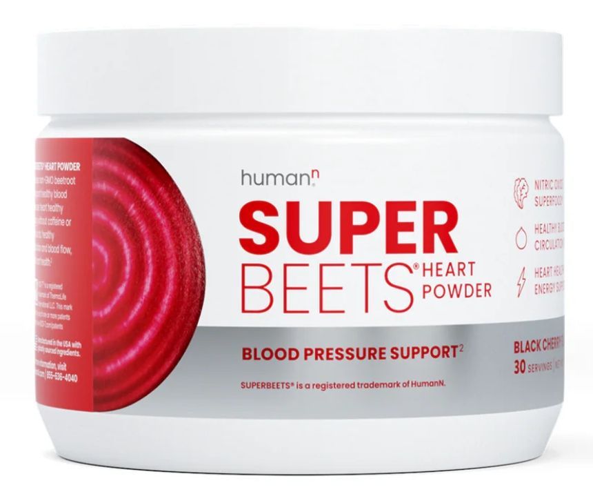 Humann Super Beets Heart Powder 30 Servings Black Cherry Flavor