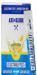 Axe & Sledge Electrolytes Stick Packs 24serv Lemon Lime
