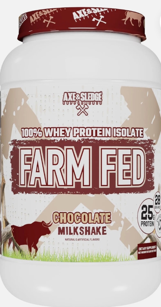 Axe & Sledge Farm Fed (Grass Fed 100% Isolate w/ Digesorb) 30serv Chocolate Milkshake