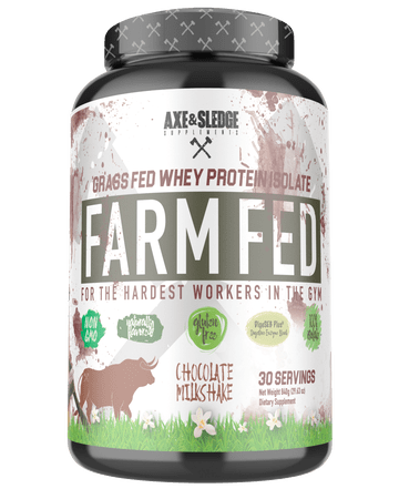 Axe & Sledge Farm Fed (Grass Fed 100% Isolate w/ Digesorb) 30serv Chocolate Milkshake