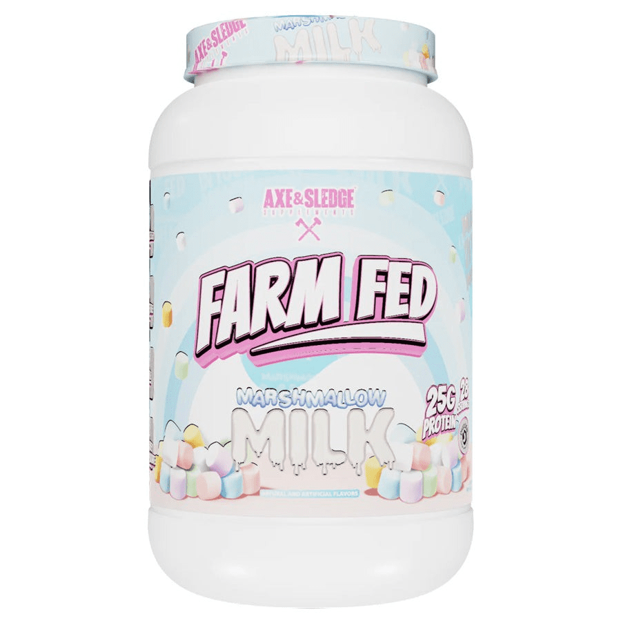 Axe & Sledge Farm Fed (Grass Fed 100% Isolate w/ Digesorb) 30serv Marshmallow Milk