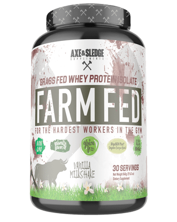 Axe & Sledge Farm Fed (Grass Fed 100% Isolate w/ Digesorb) 30serv Vanilla