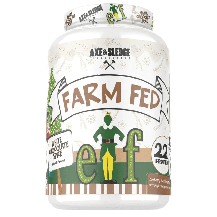 Axe & Sledge Farm Fed (Grass Fed 100% Isolate w/ Digesorb) 30serv White Chocolate Spice