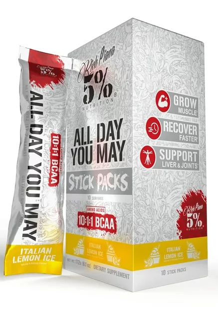 5% Nutrition All Day You May STK Italian Lemon Ice 10 Servings