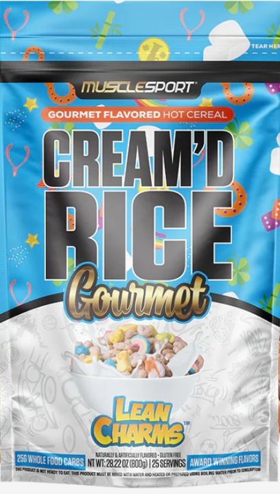 Muscle Sport Cream Of Rice Gourmet Lean Charms 28oz Hot Cereal 25 Servings