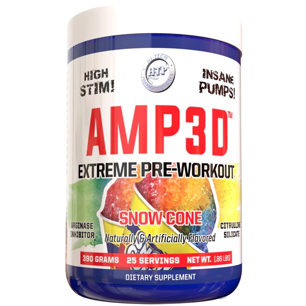 Hi-Tech Pharmaceuticals AMP3D Snow Cone 25 Servings