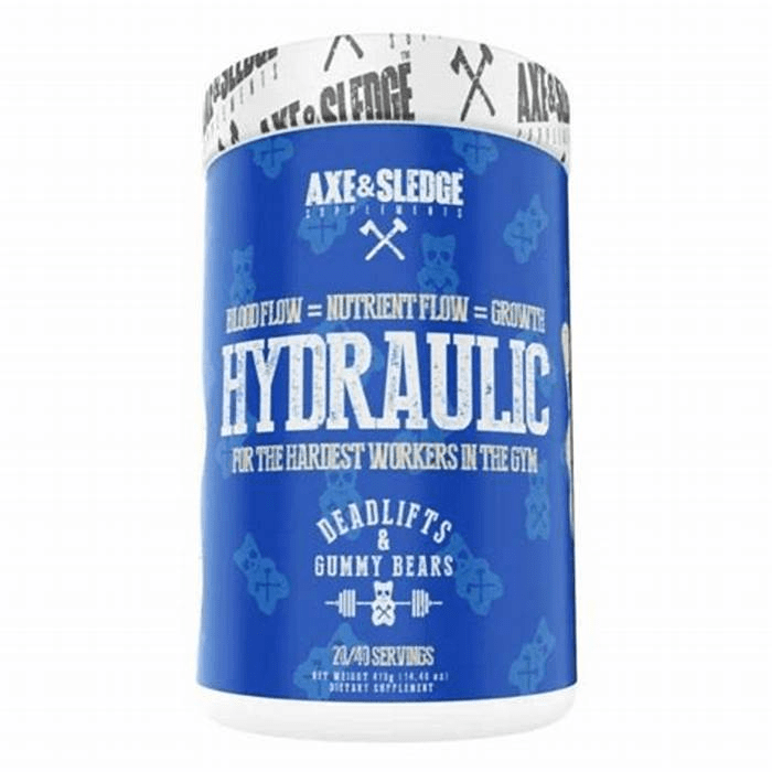 Axe & Sledge Hydraulic 20/40serv Deadlift & Gummy Bears