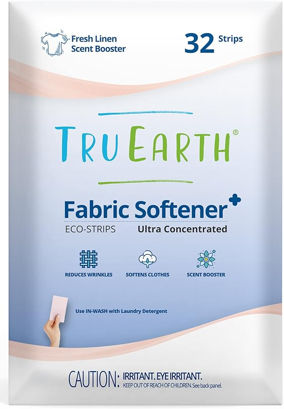 Tru Earth - Fabric Softener Fresh Linen Scented 32 Strips