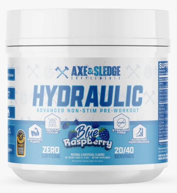 Axe & Sledge Hydraulic Blue Raspberry 20/40 Servings