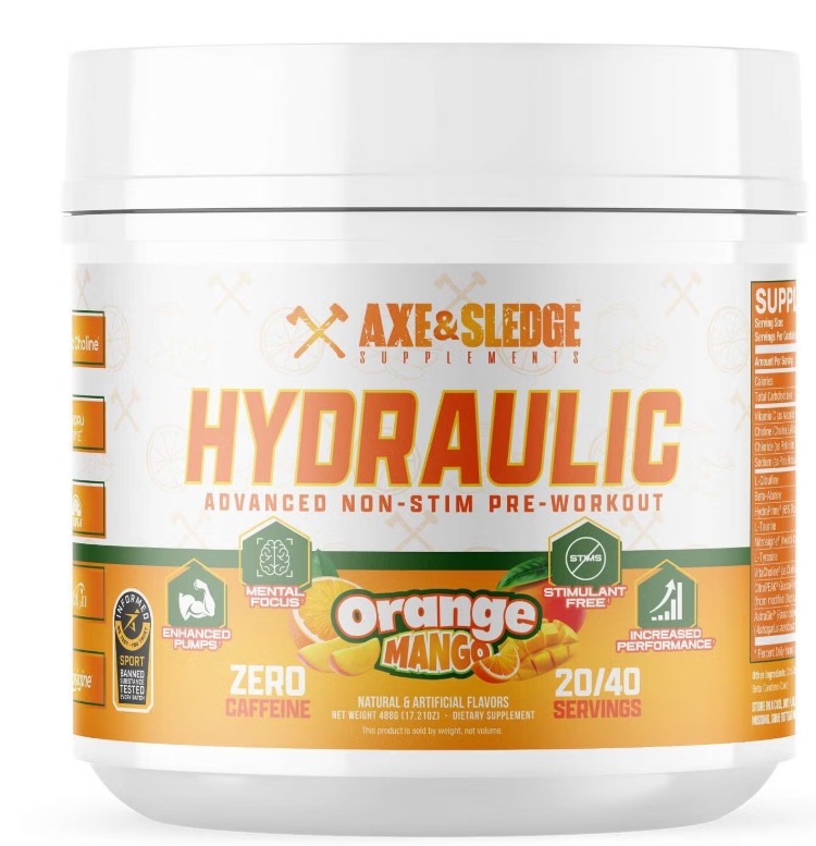Axe & Sledge Hydraulic Orange Mango 20/40 Servings