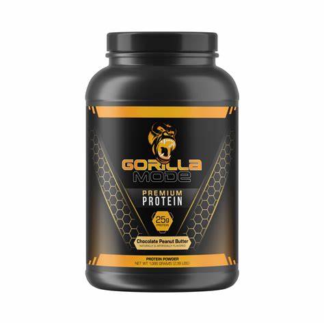 Gorilla Mode Premium Protein 2.39pnds 30 Serv Chocolate Peanut Butter