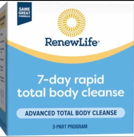 Renew Life 7 - Day Rapid Total Body Cleanse 3Part Cleansing Program 