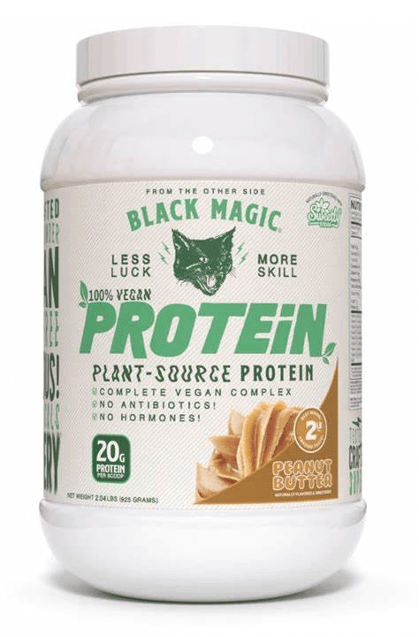 Black Magic Supplements - Plant Protein 2pnd 25 Servings Peanut Butter