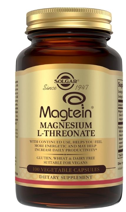 Solgar Magtein Magnesium L - Threonate 100 Vcaps