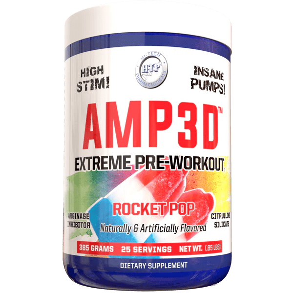 Hi-Tech Pharmaceuticals AMP3D Rocket Pop 25 Servings