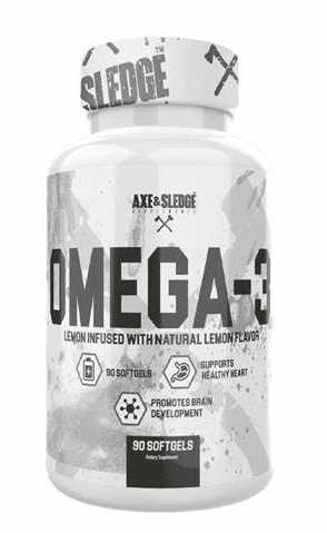Axe & Sledge Omega3 - Lemon Infused 45serv