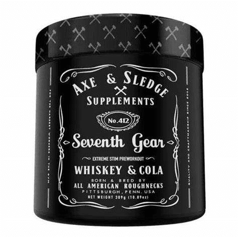 Axe & Sledge Seventh Gear Extreme Preworkout 30serv Whiskey Cola     TEMPORARILY UNAVAILABLE