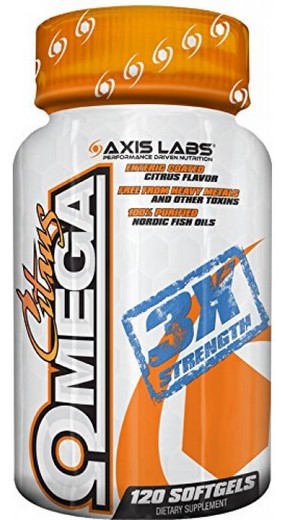 Axis Labs Citrus Omega Fish Oil 120 sgel