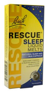 Bach Flower Essences Rescue Sleep Liquid Melts 28 capsule