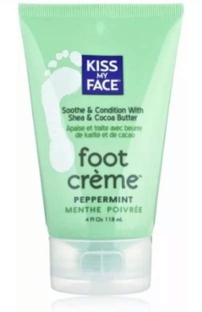 Kiss My Face Foot Creme' 4 oz Peppermint Scent 