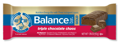 Balance Bar Gold Triple Chocolate 15 Bars/Box-TEMP UNAVAILABLE