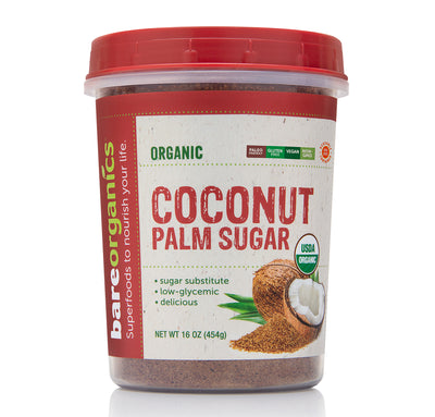 Bare Organics Organic Coconut Palm Sugar 16 ounce