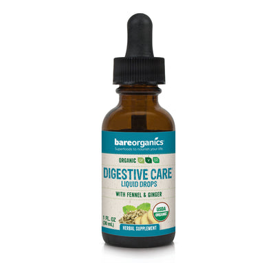 Bare Organics Organic Digestive Care Liquid Drops 1 ounce      TEMPORARILY UNAVAILABLE