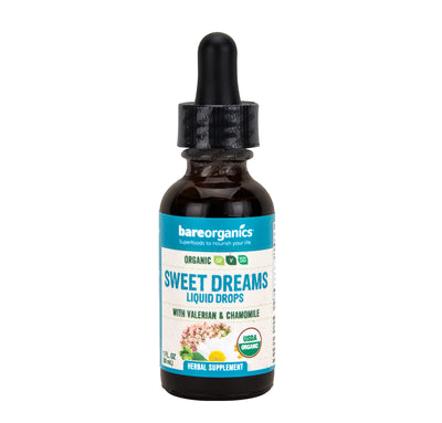 Bare Organics Organic Sweet Dreams Liquid Drops 1 ounce-OUT OF STOCK