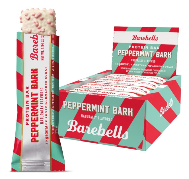 Barebell Functional Foods Peppermint Bark 12 Bars