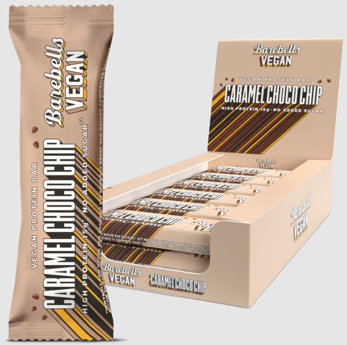 Barebells Vegan Caramel Choco Chip 12 Bars