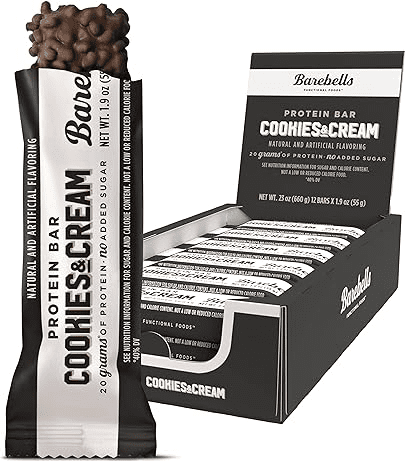 Barebells Functional Foods Cookies and Cream 12 Bars