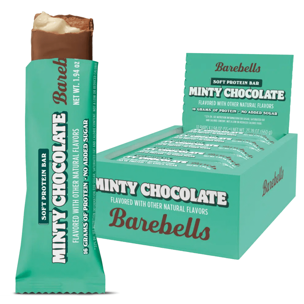 Barebells Functional Foods Soft Protein Bar Minty Chocolate 12 Bars