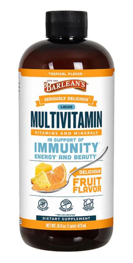 Barleans - Liquid Multivitamin Tropical Flavor 16  oz