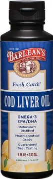 Barleans - Fresh Catch Cod Liver Oil Liquid 8 oz.