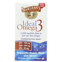 Barleans - Ideal Omega3 Fish Oil Softgels 60 ct