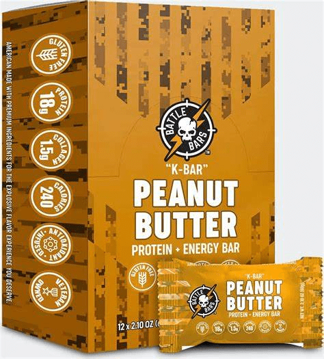 Battle Bars Battle Bars K-Bar Peanut Butter 12ct