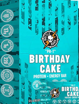 Battle Bars Battle Bars PR-T Birthday Cake 12ct