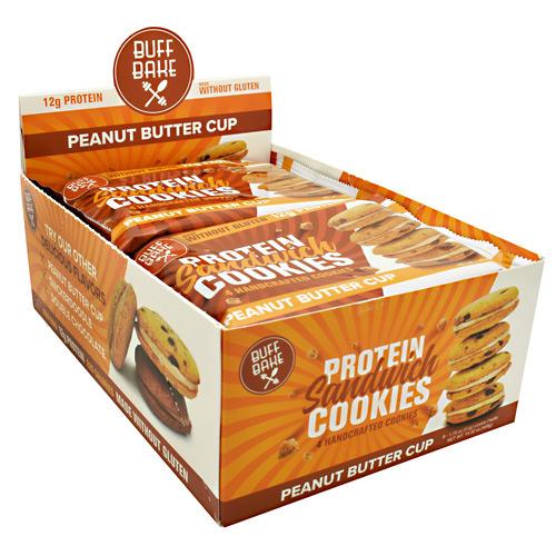  Buff Bake - Protein Sandwich Cookies Penut Butter Cup 1.79 12g Protein (8/Box) TEMPORARELY UNAVAILABLE