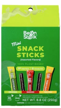 Beanstalk Jerky Mini Assorted 8.8Oz - 100% Plant Based