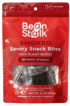 Beanstalk Jerky Smoked Flavor 3.5Oz - 100% Plant Based