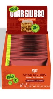 Beanstalk Protein Bar Char Siu Bbq 12 - 1.4Oz - 100% Plant Based