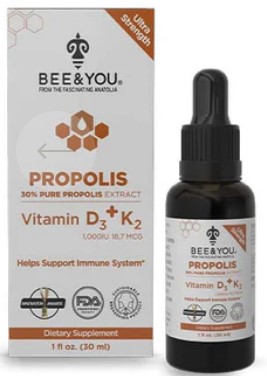 Bee  You Propolis Extract Vitamin D3 & K2