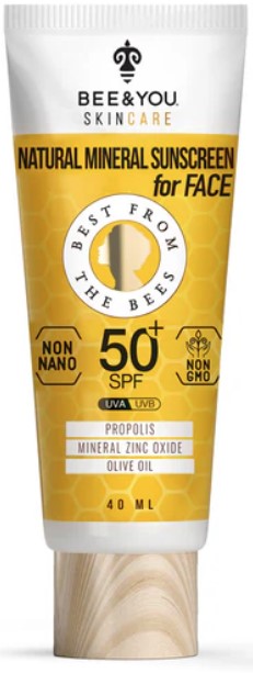 Bee  You Spf50 Natural Mineral Sunscreen For Face