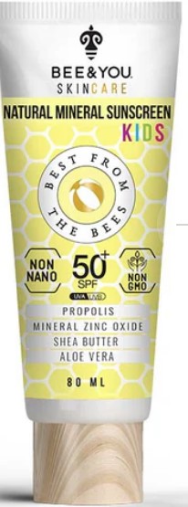 Bee  You Spf50 Natural Mineral Sunscreen For Kids