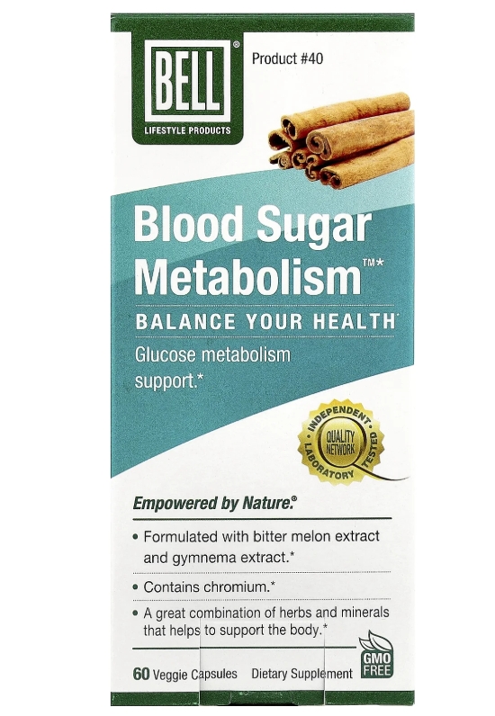 Bell Lifestyle Blood Sugar Metabolism 60vcaps