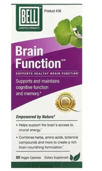 Bell Lifestyle Brain Function 60vcaps
