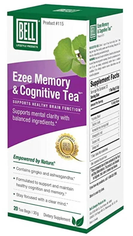 Bell Lifestyle Ezee Cognitive Tea 20 tea bags