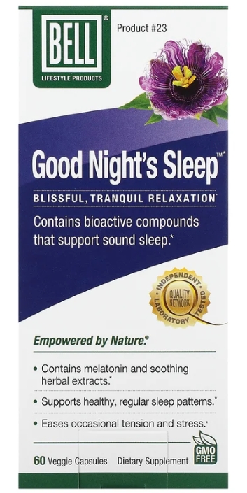 Bell Lifestyle Good Night's Sleep 60vcaps