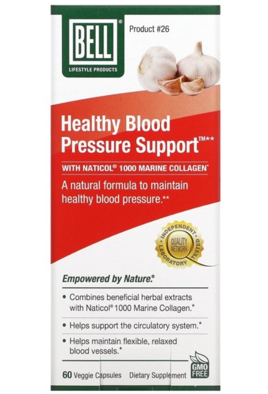 Bell Lifestyle Healthy Blood Pressure Support 60vcaps