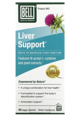 Bell Lifestyle Liver Support 60vcaps
